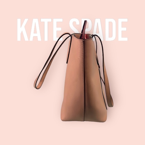 Kate Spade ♠️ Pink Leather Tote - Picture 2 of 6